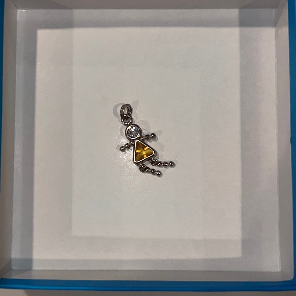 Sterling Silver November Baby Girl Birthstone